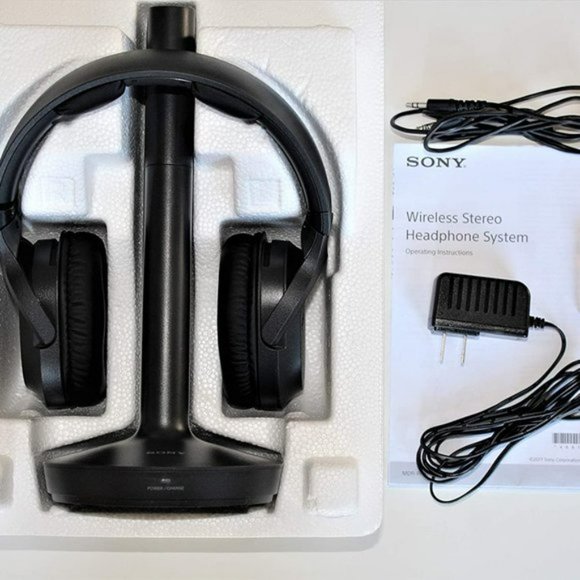 SONY WIRELESS (MDR-RF995RK) BLACK HEADPHONES - Picture 15 of 16